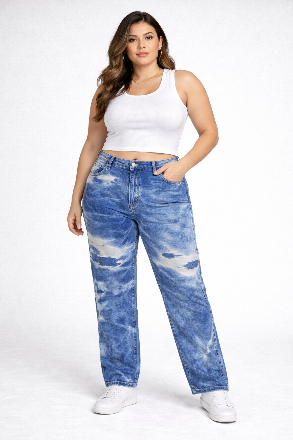 Unisex Quality Patch-Tie Jean - Image 4